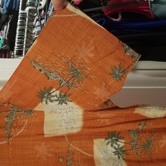 🌴EUC~Paradise Collection Button Down Short Sleeve Shirt - Picture 6 of 14